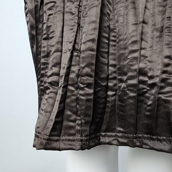 My Soul Brown V-Neck Shirt Dress Size L - Picture 4 of 9